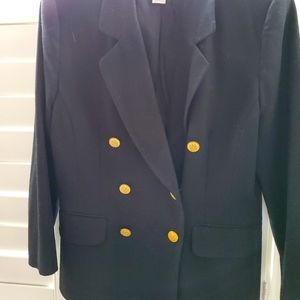 Double Breasted Wool Blazer
